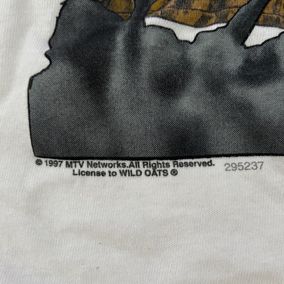 Vintage 1997 Beavis and Butt-Head graphic t-shirt with Touch Tone. Size L. - Picture 3 of 7